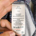 WE WANDER Stitch Fix Multicolor Print Hooded Pullover Long Sleeve Women's XS Blue Photo 3