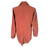 Madewell  Jacquard burnt orange long sleeve collared blazer jacket women's XXS Photo 3