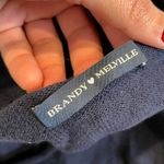 Brandy Melville Navy  off the shoulder top. 100% cotton Photo 4