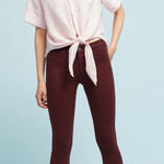 Anthropologie  AG purple/maroon The Abbey Ankle mid-rise super skinny size 27R. Photo 0
