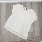 Gloria Vanderbilt White Large Top Shirt Photo 0