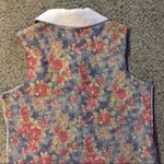 Coldwater Creek Berber Floral Vest Sz M Photo 7