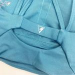 Seaav Athletics Mesh Sports Bra Top: Pacific Blue Teal Longline Size XS Photo 6