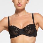 SKIMS NWT  FEMME LACE BALCONETTE ONYX BRA SZ 32DDD Photo 0