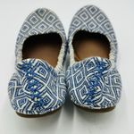 Lucky Brand Erin Women's Size 7.5B Flats Shoes Slip On Ballet Blue Aztec Print Photo 6
