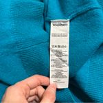 WoolOvers Cashmere Merino Crew Neck Cardigan Blue Size Large Photo 7