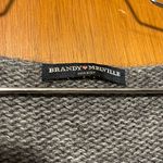 Brandy Melville  Woman’s Vneck Knit Grey Wool Blend Sweater One Size Photo 2