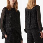 Ganni  Mullin Georgette Floral Blouse size Small Photo 0