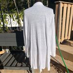 Talbots Women’s 100% Linen Long Sleeve Open Front Cardigan in White Size XL Photo 4