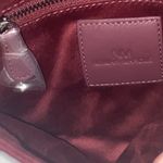 Neiman Marcus NWT NEMAN MARCUS SUEDE Elegant Burgundy GLITTERY Magnetic close crossbody Bag Photo 6