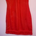 Boden Linen Mini Dress Women Size 6 Prairie Peasant Cottagecore Preppy Sundress Red Photo 7