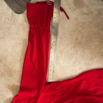 St. John Vibrant evening by Marie gray Red Knit cardigan sweater size 14 Photo 12