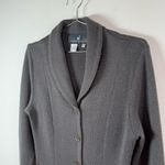 Peruvian Connection  Baby Alpaca Wool Blend Shawl Collar Cardigan Sweater Photo 2