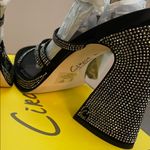 Guess Circus NY by Sam Edelman Black Strappy Heels with Rhinestones Photo 5