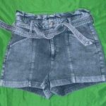 Universal Threads Universal Thread Stylish Blue Paperbag Denim Women's Shorts size 28 Photo 0