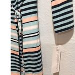 Loveappella New NWT Stitch Fix faux wrap dress striped V neck L Large Photo 5