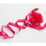 Free People Melody Flower Choker in Fuchsia Pink Spring Statement Whimsical NEW Photo 3