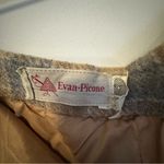 Evan Picone Vintage  100% wool Checkered Tan and Gray women’s Dress Pants Photo 3