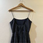 Abercrombie & Fitch  Polka Dot Low Back Maxi Dress Size Small Blue Tiered AF Photo 8
