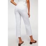 7 For All Mankind  Cropped Wide Leg White Jeans Size 32 New Photo 11