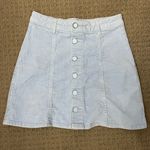 Black Label 💛 Baby Blue Corduroy Skirt, Small Photo 0