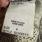 VTG Snakeskin Mini Skirt Womens Size 4 Photo 6