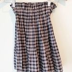 Handmade  Black White Plaid Checkered Skater Pleated Circle Skirt XS/S Photo 3