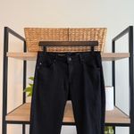 AG Adriano Goldschmied  Mid-rise Legging Ankle Super Skinny Ankle Black Jeans, 28 Photo 1