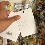 Mac Duggal NWT Multicolor Short Sleeve
Micro Ruffle Tea Length Dress Photo 5