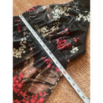 Forever Vintage USA Sakura Print Women’s Tie Neck Sleeveless Open Back Top L Size L Photo 3