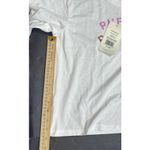 Fabletics Athleisure Gym Cotton Blend Printed Pursue Passion Tee White Small New Photo 2