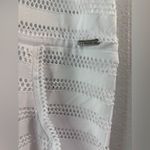 Calvin Klein  M White Perforated Pocketed V-Neck Swim Coverup Photo 4