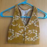 Free People Movement Floral Mustard Yellow Women's Top Size undefined Photo 0