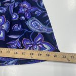 Lands' End  Swim top Tankini Womens Purple Paisley Razorback Built in Bra Size 8 Photo 11