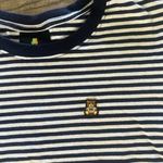 Teddy Fresh  White and Blue Crop Top Photo 1