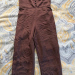 Abercrombie & Fitch brown jumpsuit size medium Photo 0