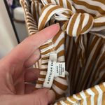 American Eagle  Outfitters Orange and White Striped Jumpsuit Photo 6