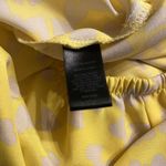 EXPRESS XS Yellow and Cream Heart Pattern Batwing Blouse Photo 4