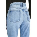 frame denim  Le High N' Tight Cropped Mini Boot Distressed Jeans Light Wash 29 Photo 3