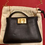 Fendi Nano Peekaboo Nappa Sigma Lamb leather Shoulder Bag/Charm Bag Photo 0