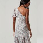 ASTR THE LABEL Santorini Floral One Shoulder Midi Dress Photo 2