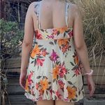 Victoria's Secret Floral Mini slip Dress - Orange, Pink, Cream Photo 3