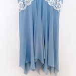 Avidlove Y2K Womens Fairy Top Size S Pastel Blue Babydoll Lace Lingerie Coquette Romantic Photo 2