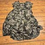 Old Navy  Women's T-Shirt Dress Crewneck Short Sleeved Jungle Trees‎ Size Medium Photo 3