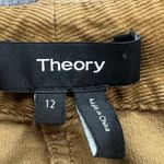Theory Pants Womens 12 Tan Gold Corduroy Slim Straight High Rise Modern Classic Photo 10