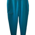 FIGS High Waisted Zamora Scrub Joggers Size X-Small Tall in Pacific Ocean NWT Photo 1