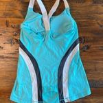 Lululemon Blue Tank with mesh pocket in the back| Size: 6 Photo 2