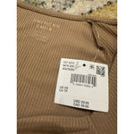 Women's American Eagle Ribbed Long Sleeve Bodysuit XS Beige Tan Photo 1