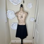 Esprit  Pleated School Girl Look Black & Metallic Thread Skirt Size 9/10 Photo 10