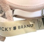 Lucky Brand Light Pink Blush Lacey Bra 36C Underwire Sexy Goddess Light Padding Photo 4